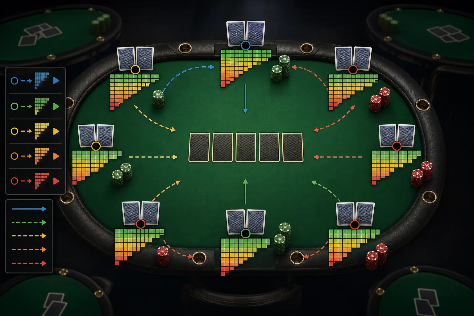 Minh họa cho Góc Nhìn 3WIN: Cách Xây Dựng Range Pre-Flop Cho Giải Poker Nhiều Bàn